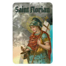 St. Florian met Bucket (Rook; M 019) Magneet