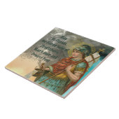 St. Florian met Bucket (Rook; M 019) Tegeltje (Zijkant)