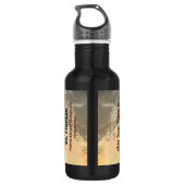 St. Florian met Bucket (Rook; M 019) Waterfles (Achterkant)