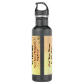 St. Florian met Bucket (Rook; M 019) Waterfles (Achterkant)