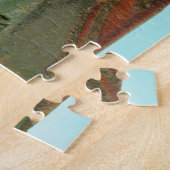 St. Florian met Bucket (wolken; M 019) Legpuzzel (Zijkant)