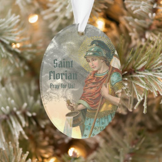 St. Florian met emmer (Beide; M 019) Acryl Ornament (Boom)