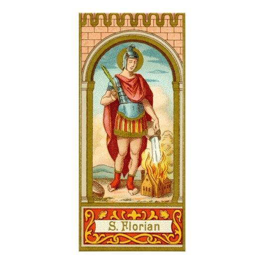 St. Florian of Lorch (BK 32) Blank Rack Card 2 Reclamekaart (Voorkant)