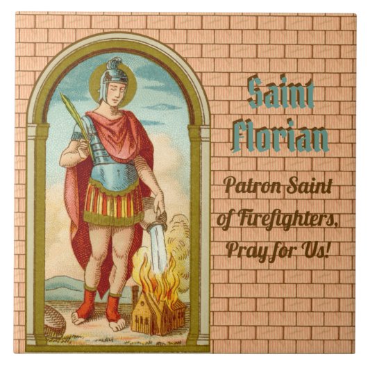 St. Florian of Lorch (BK 32) Tile 1 Tegeltje (Voorkant)