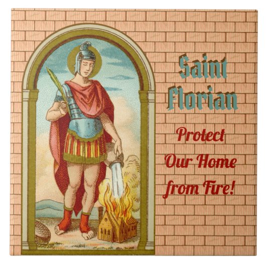 St. Florian of Lorch (BK 32) Tile 2 Tegeltje (Voorkant)