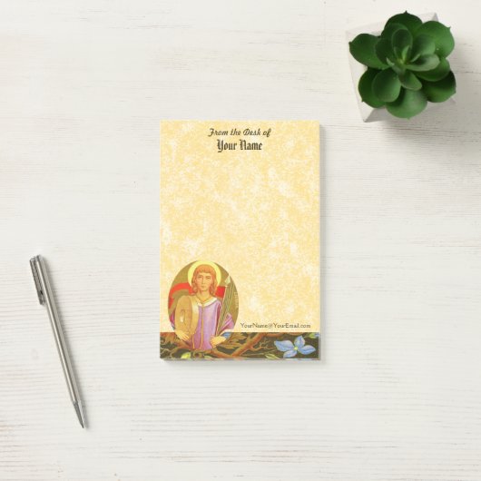 St. Florian of Lorch (PM 03) 4"x6" Post-it® Notes (Kantoor)