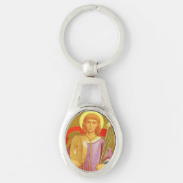 St. Florian of Lorch (PM 03) Oval Metal Sleutelhanger