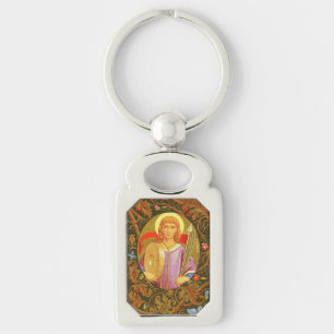 St. Florian of Lorch (PM 03) Rechthoekige metalen Sleutelhanger