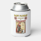 ST FLORIAN PATRON SAINT VAN BRANDWEERLIEDEN BLIKJESKOELER (Blikje Achterkant)