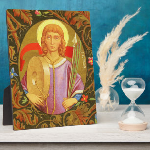 St. Florian (PM 03) 8"x10" Plaque 2 Met Ezel Fotoplaat