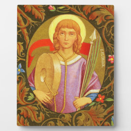 St. Florian (PM 03) 8 x 10 inch Plaque 2 met esel Fotoplaat