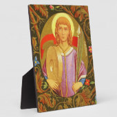 St. Florian (PM 03) 8 x 10 inch Plaque 2 met esel Fotoplaat (Zijkant)