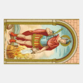 St. Florian van Lorch (BK 032) Rechthoekige Sticker (Voorkant)