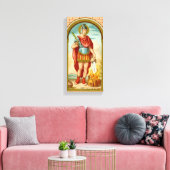 St. Florian van Lorch (BK 32) Canvas Afdruk (Insitu (Woonkamer))