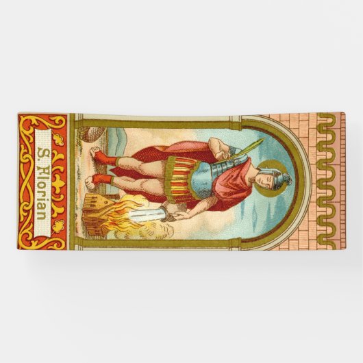 St. Florian van Lorch (BK 32) Vaandel 3 Spandoek (Horizontaal)