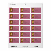 St. Florian van Lorch (PM 03) NB Adreslabel 1b Etiket (Full Sheet)