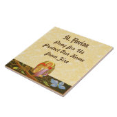 St. Florian van Lorch (PM 03a) Tegeltje (Zijkant)