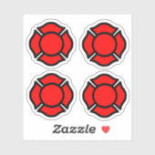 St. Florian's Cross 4-UP Sticker (Vel)