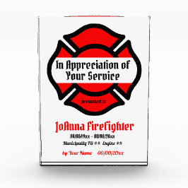 St. Florian's Cross Service Recognition Fotoblokken