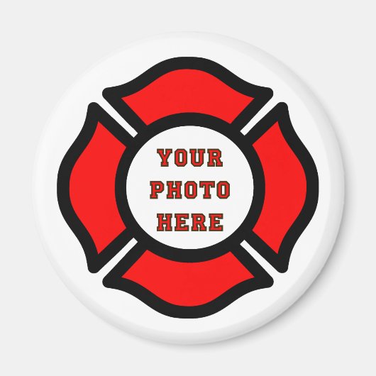 St. Florians kruis Magneet (Voorkant)