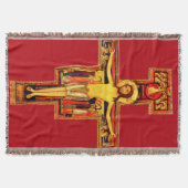 St Frances of Assisi San Damiano Crucifix Blanket Deken (Voorkant)