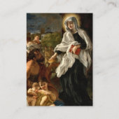 St. Frances of Rome Catholic Prayer Card           Plaatskaartje (Voorkant)