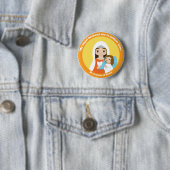 St. Frances van Rome Ronde Button 5,7 Cm (In situ)