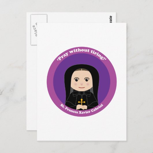 St. Frances Xavier Cabrini Briefkaart (Voorkant / Achterkant)