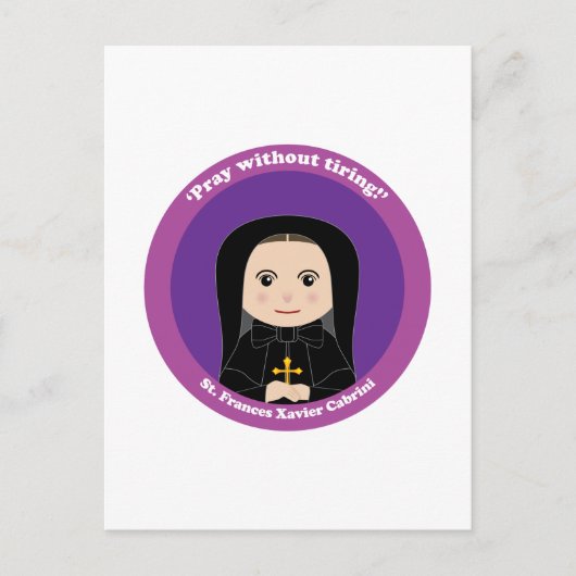 St. Frances Xavier Cabrini Briefkaart (Voorkant)