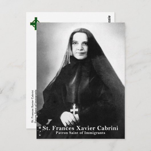 St. Frances Xavier Cabrini Briefkaart (Voorkant / Achterkant)
