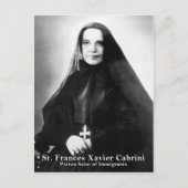 St. Frances Xavier Cabrini Briefkaart (Voorkant)
