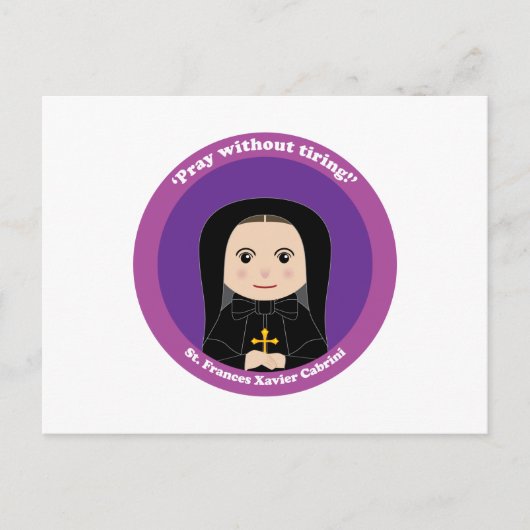 St. Frances Xavier Cabrini Briefkaart (Voorkant)