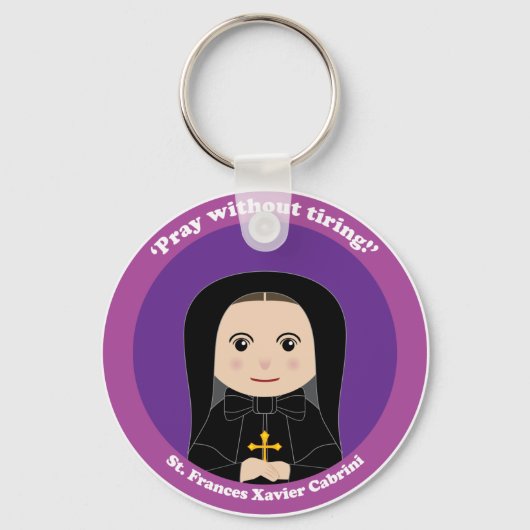 St. Frances Xavier Cabrini Sleutelhanger (Voorkant)
