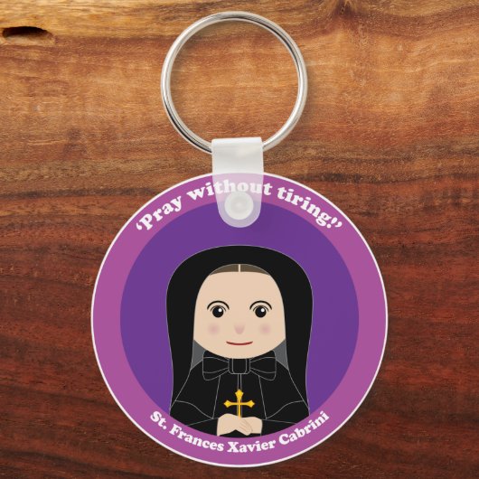 St. Frances Xavier Cabrini Sleutelhanger (Voorkant)