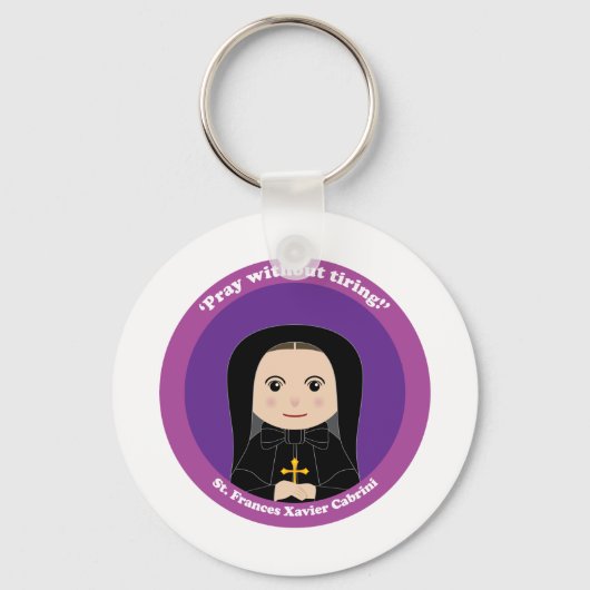 St. Frances Xavier Cabrini Sleutelhanger (Voorkant)