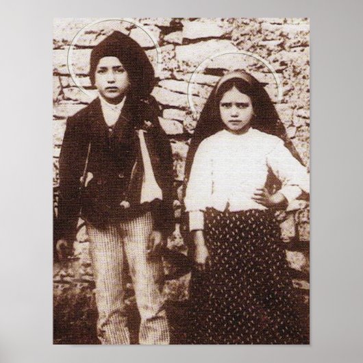 ST FRANCESCO EN ST JACINTA POSTER (Voorkant)