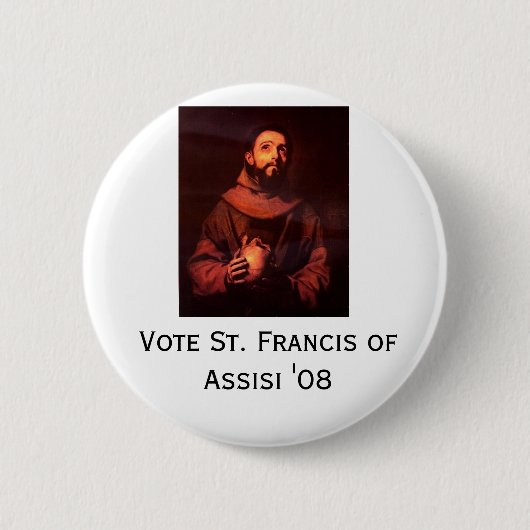 St. Francis '08 Ronde Button 5,7 Cm (Voorkant)