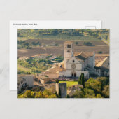 St. Francis Basilica, Assisi, Italië Briefkaart (Voorkant / Achterkant)