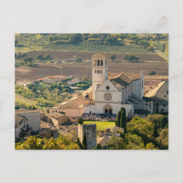 St. Francis Basilica, Assisi, Italië Briefkaart