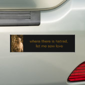 St. Francis Bumpersticker (Op auto)