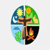 St. Francis Canticle of Creation Ornament (Voorkant links)