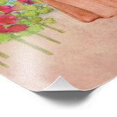 St. Francis Coyote Waterverf Folk Art Full Foto Afdruk (Hoek)