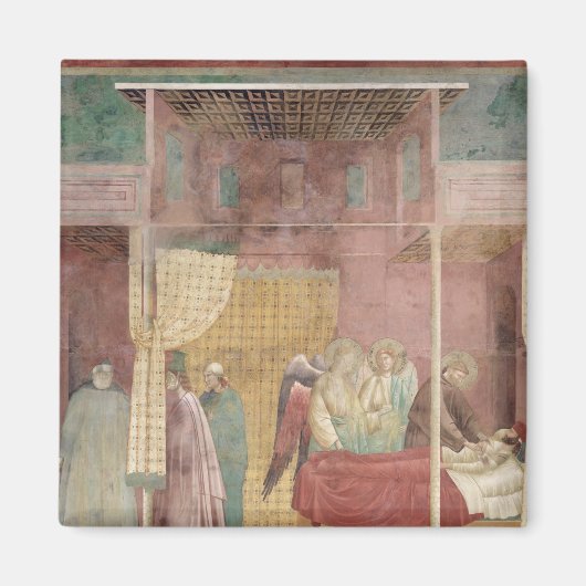 St. Francis Cures over het gewonde Man van Lerida Magneet (Voorkant)