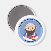 St. Francis de Sales Magneet (Voorkant / Achterkant)