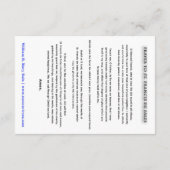 St. Francis de Sales Prayer Kaart (Achterkant)