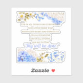 St Francis De Sales Quote Sticker (Vel)