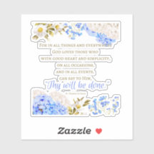 St Francis De Sales Quote Sticker
