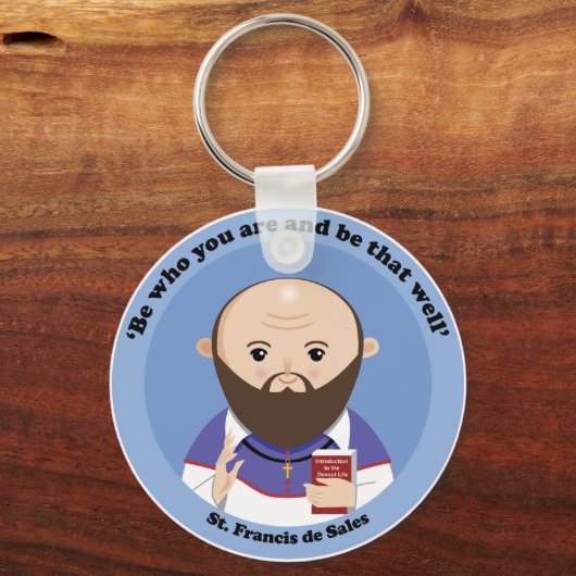 St. Francis de Sales Sleutelhanger (Voorkant)