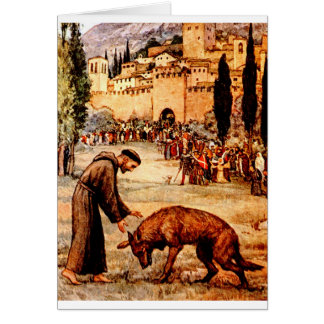 St Francis en de Wolf