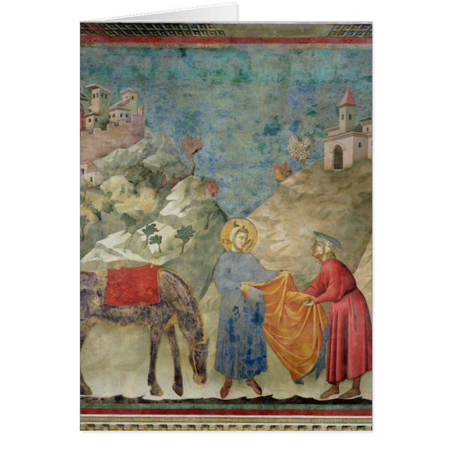 St. Francis geeft zijn kat aan een vreemdeling (Voorkant)